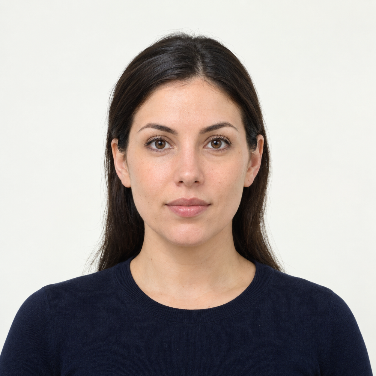 Fictional sample · White background